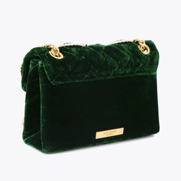 SOLDKurt Geiger Londonmini velvet kensington bag - Picture 5 of 6